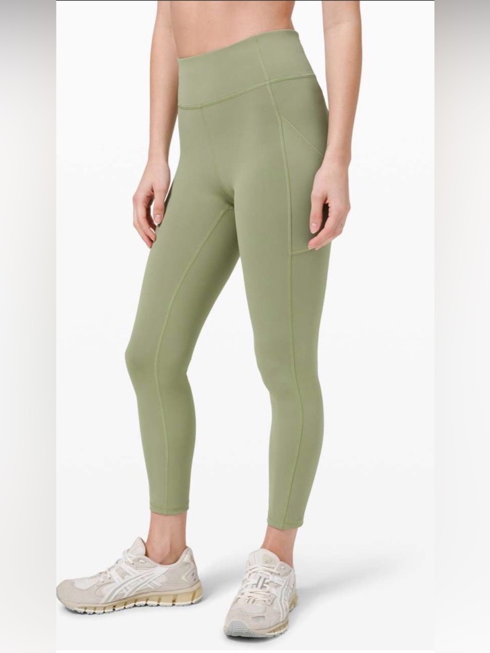 Lululemon Invigorate High-Rise Leggings in Willow Green Size 6